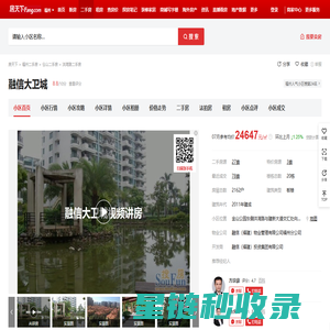 【福州融信大卫城小区,二手房,租房】- 福州房天下